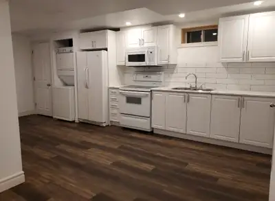 1 bedroom basement apartment for rent in Whitby. Seperate entrance, ensuit laundry and one parking s...