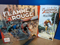 Flamme Rouge + Peloton expansion Cycling Board game sleeved