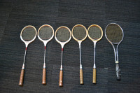 vintage badminton rackets