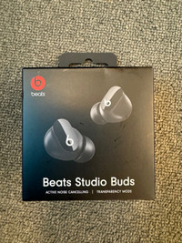 BNIB Beats Studio Buds Wireless Noise Cancelling Earphones Black