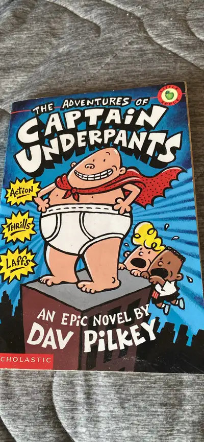 captain underpants kids reading book , View more