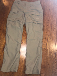North face - zip off cargo pant size 4 (women’s)