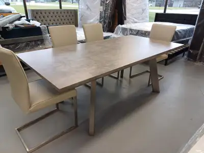  6 PERSON BEAUTIFUL SLATE GREY WITH STAINLESS STEEL LEG , View more