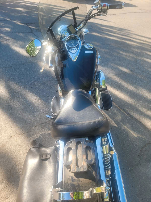 Kawasaki Vulcan 1500cc 2005 Noir 77000kmVendu tel quel sans gar dans Routières  à Ville de Montréal