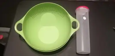 contenant et passoire spaghetti tupperware, View more