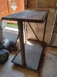 Homemade welding table