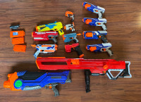 Assorted Nerf guns 