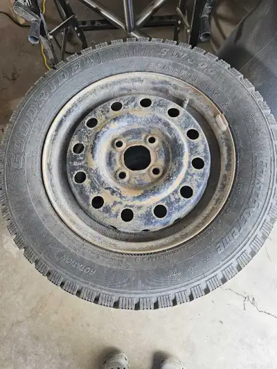 Set of studdable winter tires on rims. Only used 1 season. Pick up in nanton. Can drop off after wor...