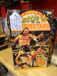 VHS Battle Superstars 1992 WWF WWE Coliseum Video Booth 264