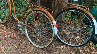 Vintage Bikes - his and hers., View more