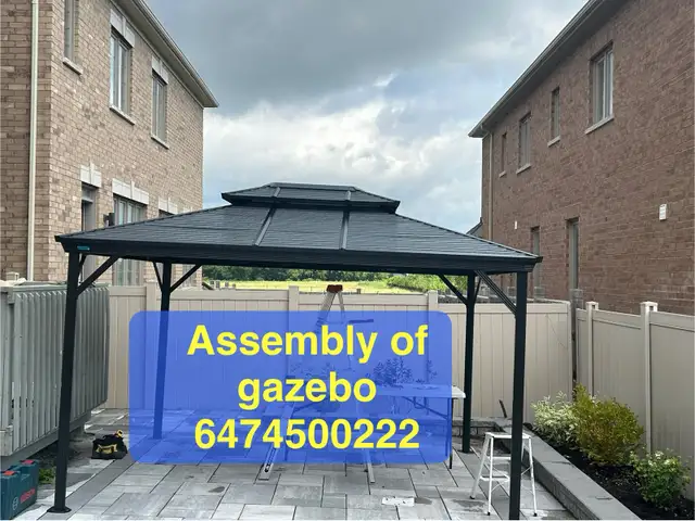 assembly of gazebo in Outdoor Tools & Storage in Markham / York Region - Image 8