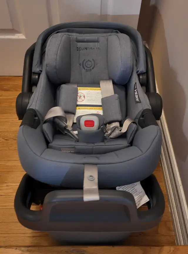 Uppababy Mesa Max Infant Car Seat – Gregory (Blue Mélange) in Strollers, Carriers & Car Seats in City of Toronto - Image 2