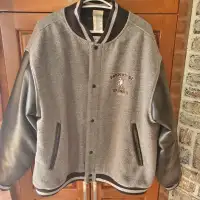 90s Vintage DISNEY Jacket  Embroidered Grumpy Varsity Wool