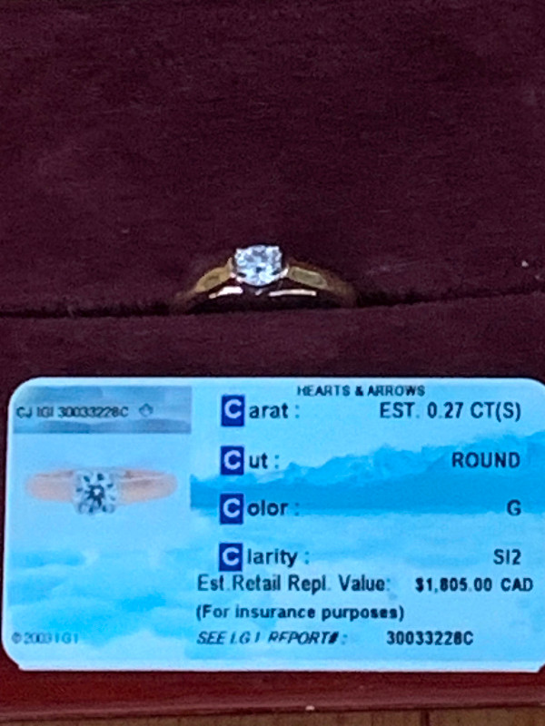 Glacier Fire engagement ring in Jewellery & Watches in St. John's - Image 2