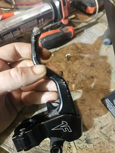 It was onmy dyna 2015 for two months I got rear ended went down scraped, deliver the scrapes, aren't...