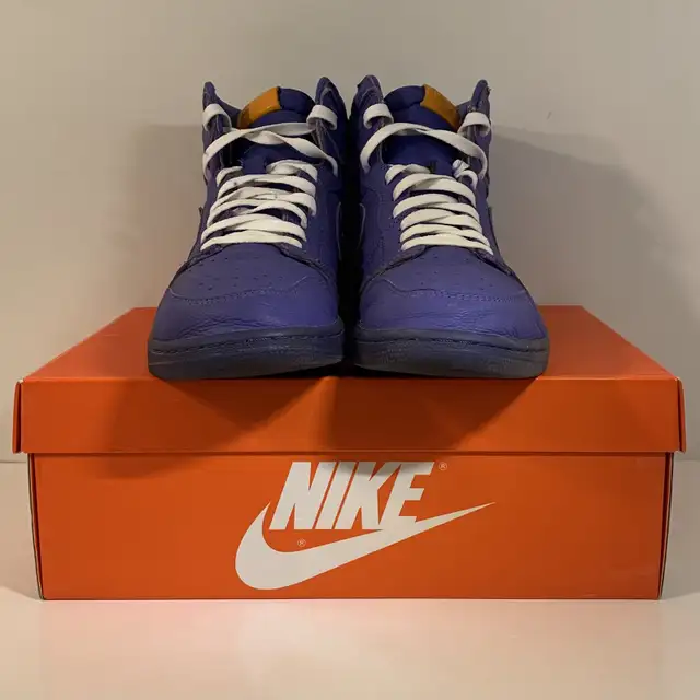 Jordan 1 Retro High Gatorade Rush Violet Mens Shoes Size 11.5 in Men's Shoes in Mississauga / Peel Region - Image 4