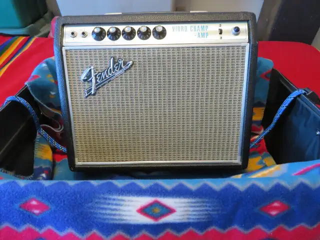 1968 Fender VibroChamp Class 'A' Tube Amp $1,400.68 in Amps & Pedals in Ottawa - Image 2