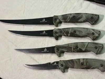 5 PCS FISH FILLETING KNIFES, View more