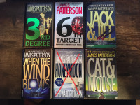 James Patterson -Lot of 9 paperback books (2 used, 7 like new)