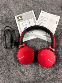 Sony Wireless Stereo Headset Model Number MDR-XB650BT