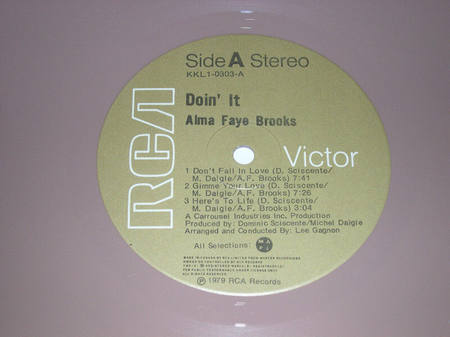Alma Faye Brooks - Doin' it (1979) LP DISCO dans CD, DVD et Blu-ray  à Ville de Montréal - Image 4