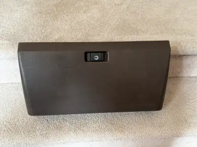 Brown Volkswagen Vanagon glove box. Nice condition with some minor scratches, but overall very prese...