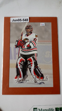 2003-04 UD Bee Hive Oversized Box Topper Jocelyn Thibault jumbo