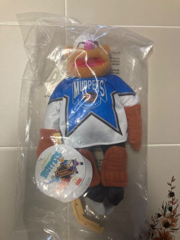 McDonald's Jim Henson's 11" NHL Hockey Muppets Plush Fozzie Bear in Arts & Collectibles in Fredericton