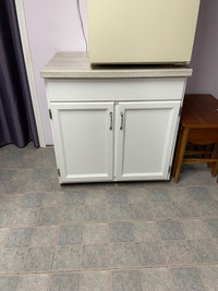 Kitchen cabinet with counter top