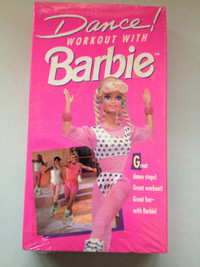 Barbie-Dance Workout With Barbie vhs tape