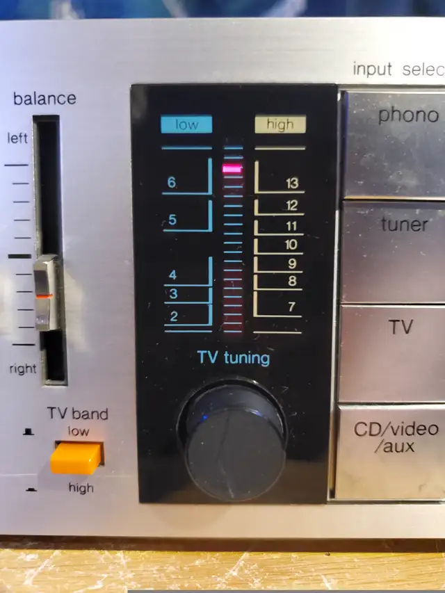 Amplificateur AM/FM Stéréo tuner qualité Technics modèle SA-350 in Stereo Systems & Home Theatre in Trois-Rivières - Image 9