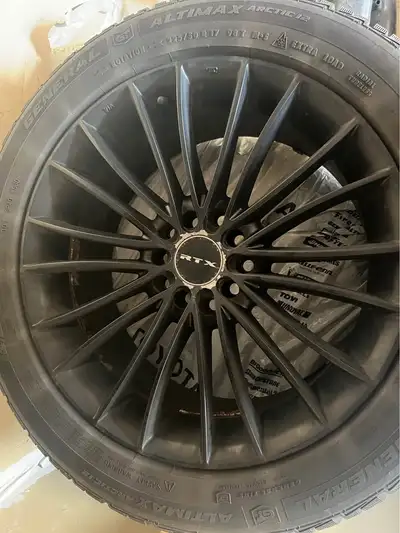 Full set of General Altimax Arctic 12 winter tires on RTX Rims. RTX Rims used for 6 years. Condition...