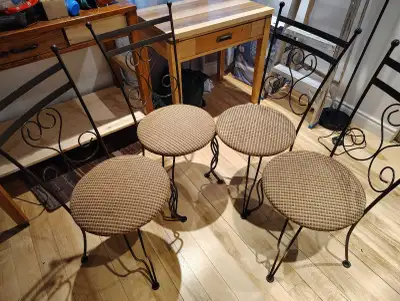 4 dining room chairs, View more