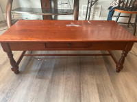 Coffee table with drawer