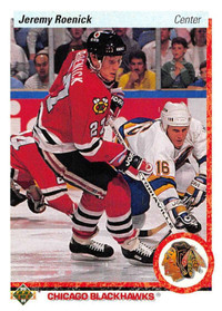 JEREMY ROENICK ... 1990-91 Upper Deck ROOKIE CARD … + Other RCs