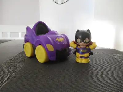 Fisher Price Little People DC Super Friends Batgirl and Vehicle, View more