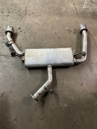  Dual exhaust 3 inch stainless tip with valve