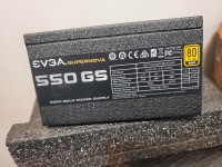 EVGA 550 GS Power Supply with cables