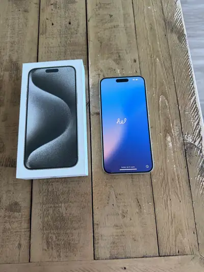 iphone 15 pro max white titanium 512 GB, View more