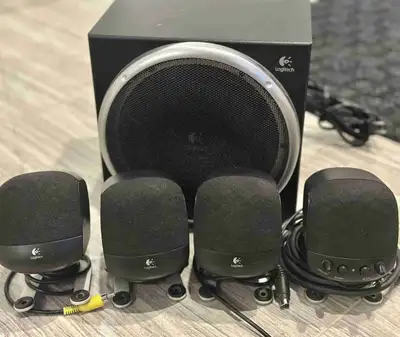 Logitech computer speakers, View more