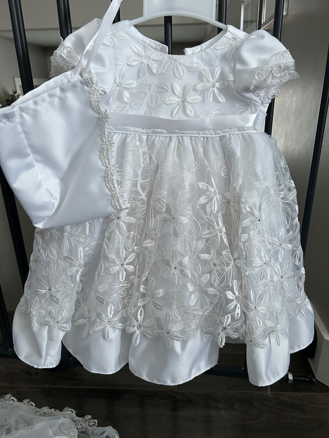 Baby girl baptism dress 6-9 months  in Clothing - 6-9 Months in Winnipeg