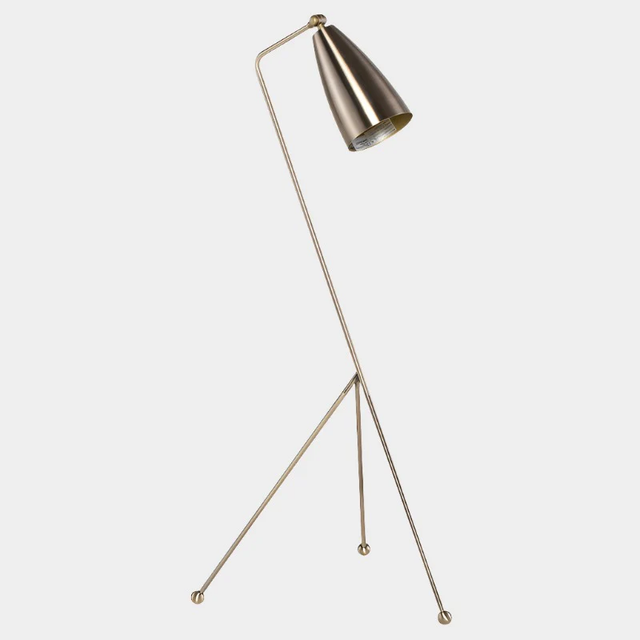 Lucille Floor Lamp (Antique Brass with Antique Brass Body) in Arts & Collectibles in Markham / York Region - Image 2