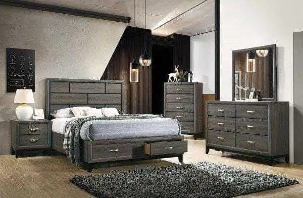 Bedroom Set queen size  in Beds & Mattresses in Longueuil / South Shore - Image 2