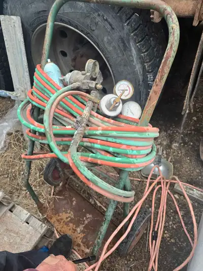 I'm selling my used oxy acetylene torch. It comes with a cart, gauges, hoses, and torch. The set is...