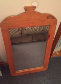 Dresser Mirror with solid pine frame