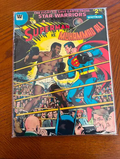 SUPERMAN vs MUHAMMAD ALI Art By Neal Adams Oversized Comic, View more