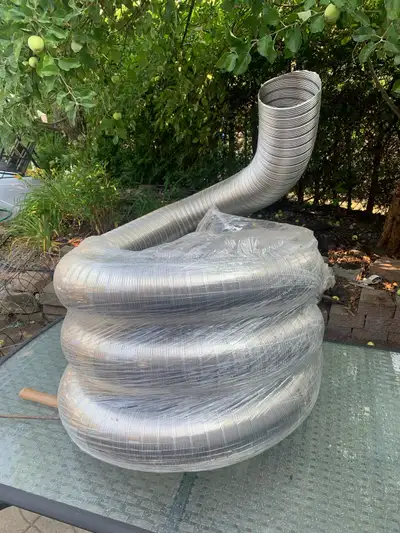 Conduit flexible inox pour cheminée – 6 pouces x 15 pieds , View more