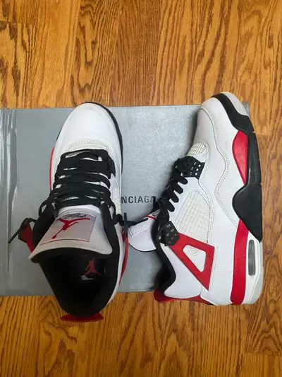 Jordan 4 red cements(size8.5), View more