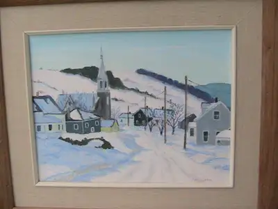Painting Saint-Octave (near Mont-Joli) Painted by Jim Houghton
