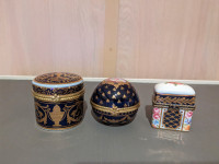 Vintage Limoges Porcelain Trinket Boxes